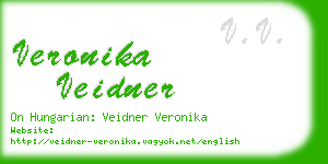 veronika veidner business card